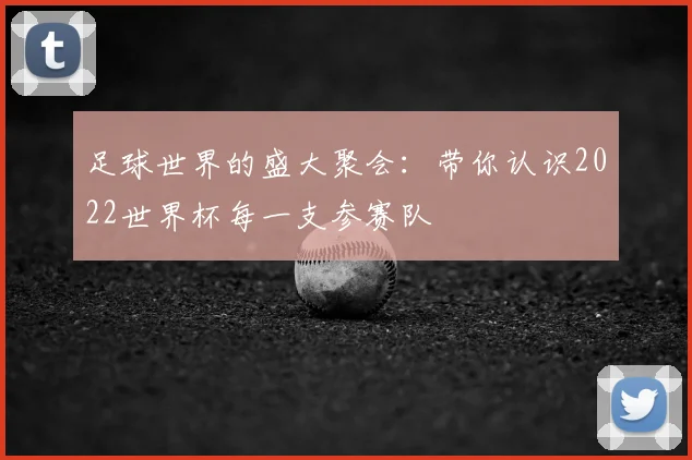 足球世界的盛大聚会：带你认识2022世界杯每一支参赛队