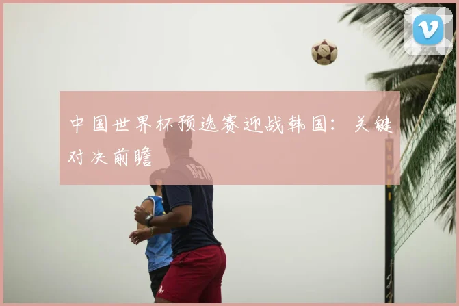 中国世界杯预选赛迎战韩国：关键对决前瞻
